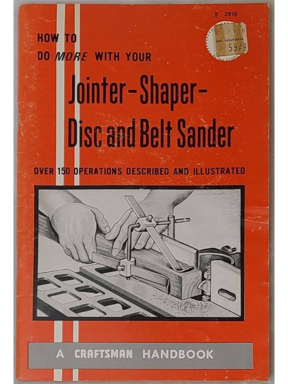 How To Do More With Your Jointer Shaper Disc Belt Sander Vintage 1969 Craftsman